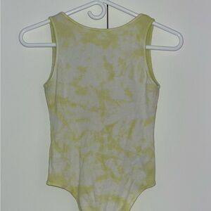 Yellow Tie-Dye Women’s Bodysuit